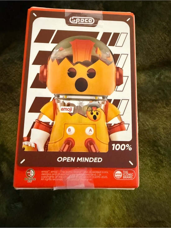 POP MART Other - Open Minded Yellow Emoji Space Figure - Collectible Kids Toy